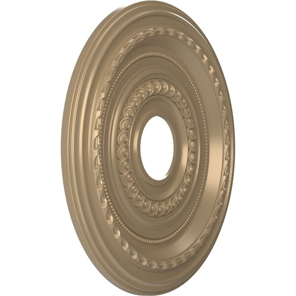 Cole PVC Ceiling Medallion (Fits Canopies Up To 4 1/2), 16OD X 3 1/2ID X 1P